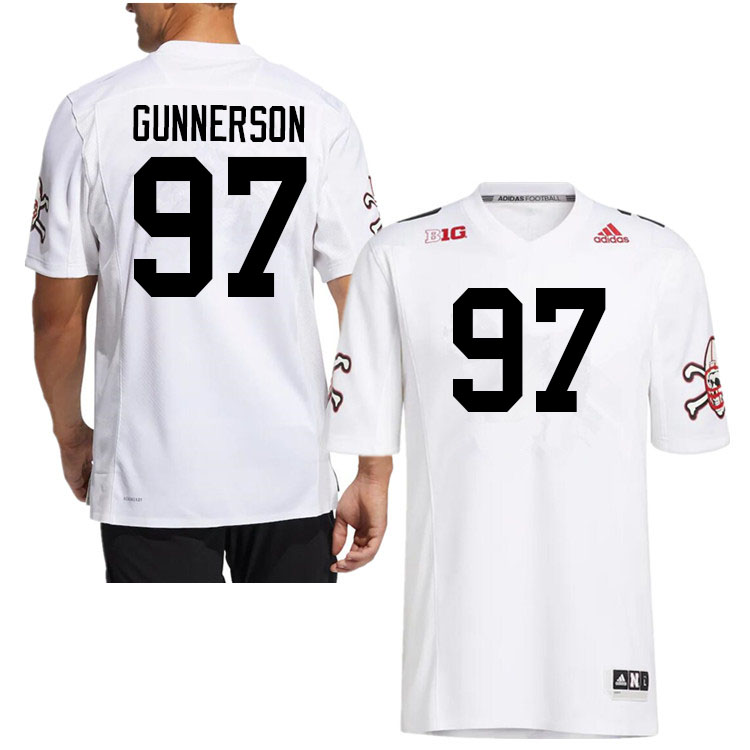 Men #97 Blaise Gunnerson Nebraska Cornhuskers College Football Jerseys Sale-Strategy